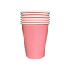 Vasos rosa Polipapel x 6
