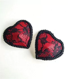 Pezoneras Corazon con encaje - comprar online