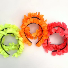 Vincha de flores Fluo en internet