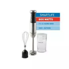 Minipimer Mixer Smartlife Sm5010 800w Acero Inoxidable + Vaso - comprar online