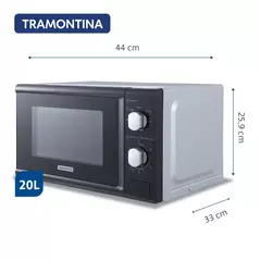 Microondas Tramontina Glass Cook 20 litros MCM - Electro5