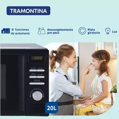 Microondas Tramontina Glass Cook 20 litros MCD - comprar online