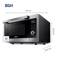 Microondas Grill Air Fryer BGH 30 Litros B330DFN24 2400W - Electro5