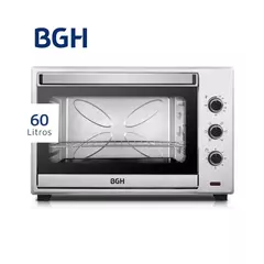 Horno Eléctrico BGH 60 litros BHE60S22 2200W - comprar online