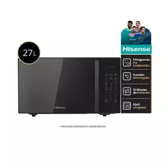 Microondas Hisense 27Lts H30MOBS9HG Digital Grill Negro