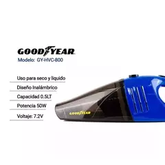 Aspiradora de mano GoodYear recargable 50V GY-HVC-800 en internet