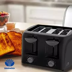 Tostadora Eléctrica Daewoo TO8221B 4 Panes 6 Niveles - comprar online