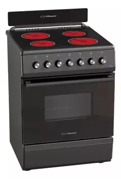 Cocina Eléctrica Ormay Ultra Negra Ormay 60cm 4 Hornallas - comprar online
