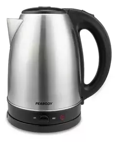 Pava Eléctrica Peabody Pe-k1708 Inox 2200w 1.7l 220v Color Plateado