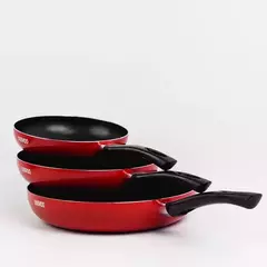 Juego Sarten de Cocina X 3 Piezas Antiadherente Daewoo Dwl-s301 en internet