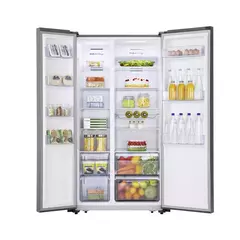 Heladera No Frost Side By Side 518Lts Hisense RC-67WSG Negro en internet