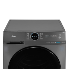 Lavarropas Carga Frontal Inverter Midea MF200W80WB/T 8kg Titanium 1400RPM - Electro5