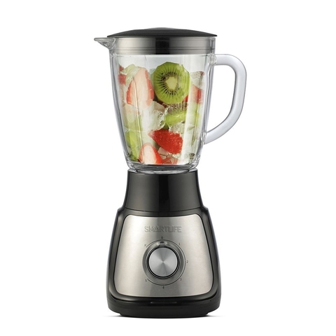 Licuadora Smartlife Sl-bl1055 600w Jarra De Vidrio Negra