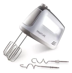 Batidora De Mano Smartlife 300 Watts Sl-hm1035pn Color Blanco Frecuencia 50 Hz x 60 Hz