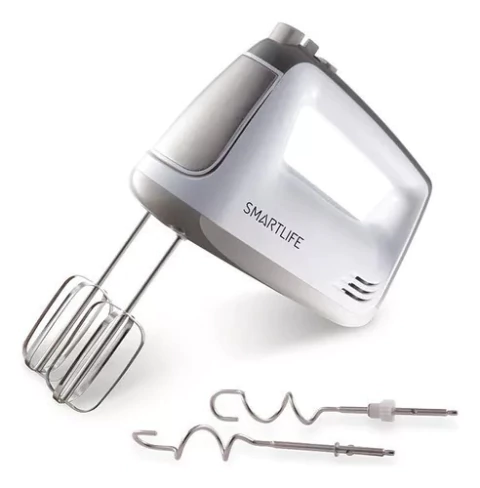 Batidora De Mano Smartlife 300 Watts Sl-hm1035pn Color Blanco Frecuencia 50 Hz x 60 Hz