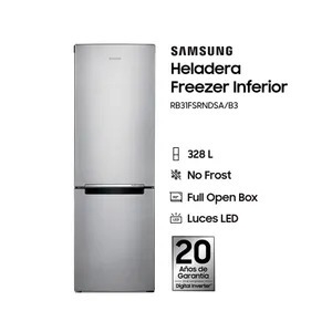 Heladera Samsung No Frost Inverter RB31FSRNDSA 328Lts Freezer abajo