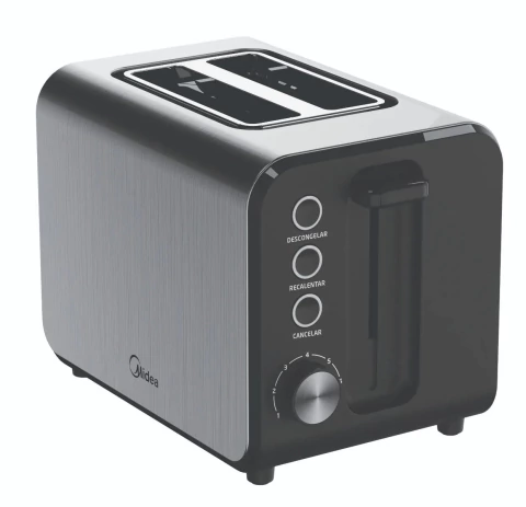 Tostadora Midea BT-MM2XAR1 INOX descongelar, recalentar 950W