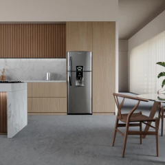 Imagen de Heladera con freezer No Frost 400 L Steel Drean - RDP400FZRT