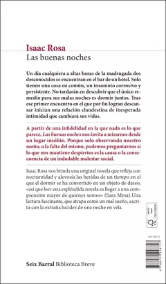 Las Buenas Noches - de Isaac Rosa en internet