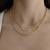 COLLAR DOBLE CON PERLA DE RIO - comprar en línea