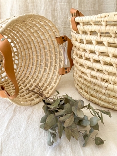 CANASTO PALMA TRENZADA - comprar online