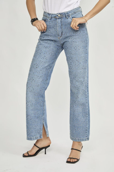 Jean Straight Baby Flowers
