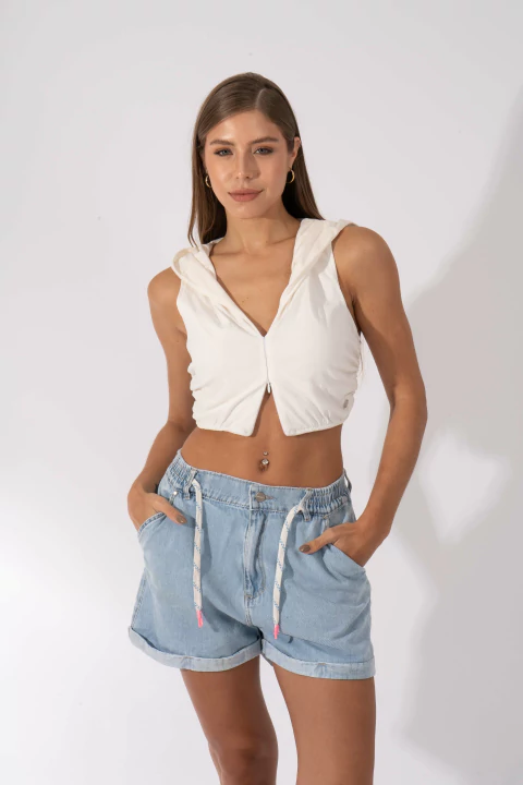 Crop Top Marit con capucha - comprar online