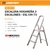 Escalera Hogarena Aluminio 3 Escalones Lusqtoff - comprar online