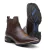 Botina Country Bico Quadrado Marrom 7MBoots