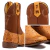 Bota Texana Masculina 7M Boots Exotic Style Golden Ranch de Cuero Vacuno - Botas Texanas e Botas Country - Masculinas e Femininas