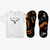 Combo Country T-Shirt Sete M Boots + Country Boots Flip Flops