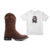 Combo Botas Texanas Masculinas con Espuelas + Camisa