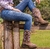 Image of Purple Floral Women's Western Boots