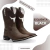 Bota Texana Boi Branco Café - comprar online