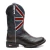 Bota Texana Masculina England Bicolor Bico Redondo