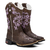 Purple Floral Women's Western Boots on internet