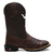 White Bull Cowboy Boot Brown Scaled