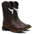 White Bull Cowboy Boot Brown Scaled - buy online