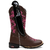 Botas texanas femeninas con flores + cuchillo