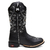 Women's Texan Boot Black Cross