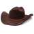 Imagen de Sombrero Country Sorocaba Rodeo Ala 10 Café