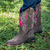 Women's Pink Western Boot - buy online