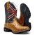 Bota Texana Masculina Inglaterra Avestruz Punta Redonda - comprar online