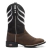 Combo Men's Texan Boots Silver Moon + Country T-Shirt The Duel on internet