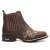 Botina Country Feminina Bico Quadrado Marrom 7MBoots