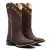 Bota Texana Femenina Café Arame + Camiseta Country Femenina Western Rosa Algodón en internet