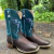 Bota Texana Masculina Banjo Sola Café