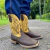 Holland Men's Western Boots Wooden Sole - Botas Texanas e Botas Country - Masculinas e Femininas