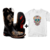 Premium Women's Texan Boots Nena + Mexican Skull T-Shirt