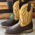 Holland Men's Western Boots Wooden Sole